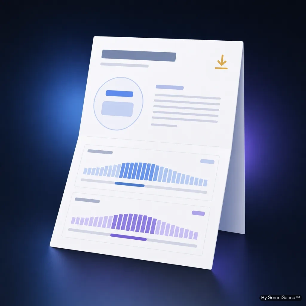 PDF export to share with your doctor.